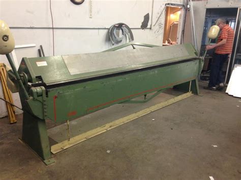 used 10 foot sheet metal brake|hand brake for sheet metal.